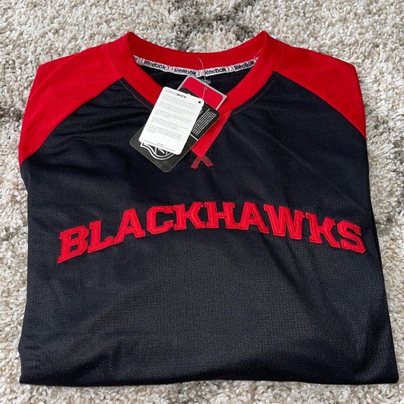 Reebok Chicago Blackhawks SpeedWick Long Sleeve - Picture 8 of 8